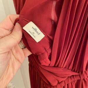Midi Red Wilfred Dress